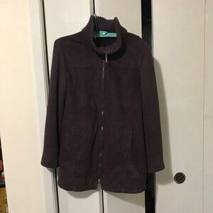 Ellabee Ladies Plum Colored Jacket Size Small